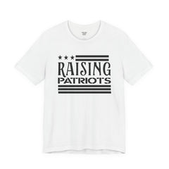 Raising Patriots Tee – Americana Stars & Stripes Family Pride T-Shirt