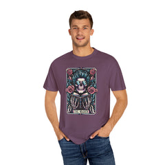 TAROT CARD WEED T Shirt, Vintage Style tee, Skeleton Reader Graphic Tee, Weed Lover, Smoke Cannabis tee, Relaxed Fit tee, Stoner Lifestyle
