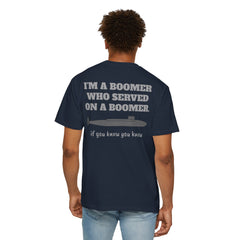 Poseidon Unisex Submarine T-Shirt – "I'm a Boomer Who Served on a Boomer"