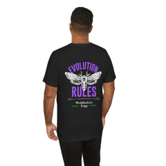 Evolution Rules Unisex Jersey Tee - Trendy Graphic Shirt for Nature Lovers