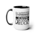 FUNNY RUGBY MUG  Two-Tone Coffee Mug, 15oz