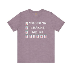 Funny Mahjong CRACK TShirt, unique mahjong gift, unisex soft Tee, gift for mahjong player, mahjong gift for her, Mahjong enthusiast present