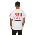 SUBMARINER RED Friday T Shirt with Fouled Anchor, American Flag, FBM / Boomer Silhouette. Remember Everyone Deployed, Dolphins