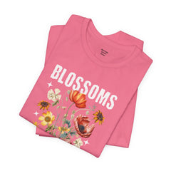 Floral Tee - Blossoms Blooming With Timeless Charm - Positive Vibes