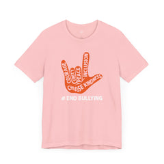 Anti Bullying, Choose Kindness  - Graphic Unisex Jersey Short Sleeve Tee