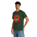 Flaming Fire Dragon - Graphic Unisex Heavy Cotton Tee