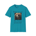 Before You Ask. Yes, it was a Grizzly Bear! / As an amputee it is a funny joke and conversation starter / Unisex T Shirt