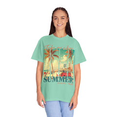 Summer Vibes Graphic T-Shirt - "Take Me Where Summer Never Ends"