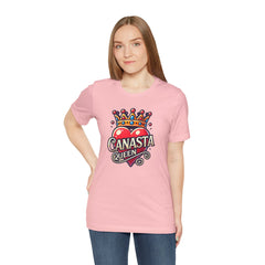 Canasta Queen Crown and Heart - Graphic Unisex Tee