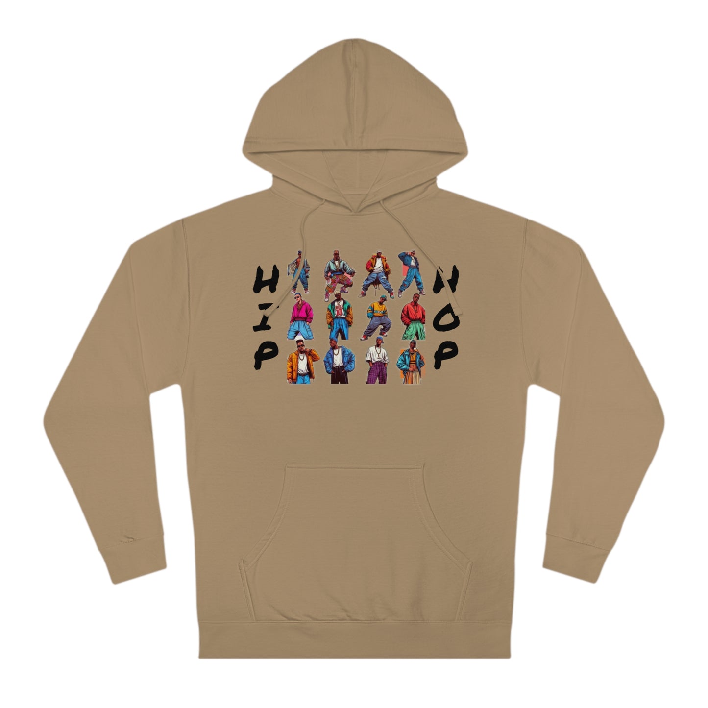 Paneled Hip Hop Clothing Styles that Defined the music and culture of the 1990s - Unisex Hooded Sweatshirt