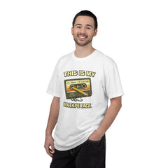 Mixtape Face T-Shirt — Retro Cassette Music Graphic Tee