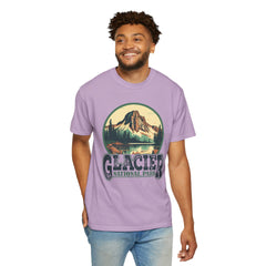 Glacier National Park Graphic, Comfort Colors Soft Relaxed Fit Unisex Garment-Dyed T-shirt