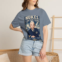Nukes I Am Your Father Vintage United States Navy Nuclear Power Submarine Graphic T-Shirt