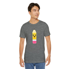 Emoji TEACHER PENCIL- Graphic Unisex Jersey Short Sleeve Tee