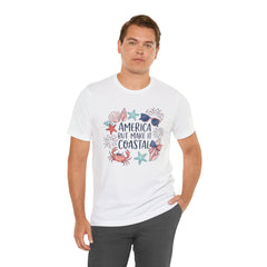 Coastal Fourth of July Tee – "America But Make It Coastal" Graphic T-Shirt