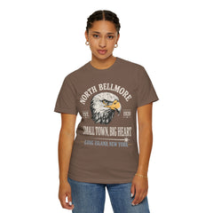 Your Home Town Personalized Eagle T‑Shirt — "Small Town, Big Heart"