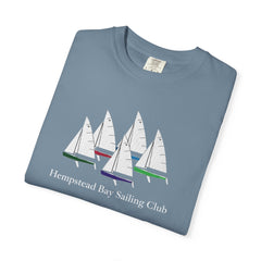 Hempstead Bay Sailing Club T-Shirt — Vintage Sailboat Race Day Tee