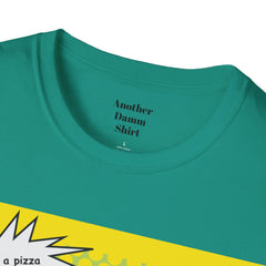 GET ME A PIZZA Cat Pop Art Unisex Softstyle T Shirt  For the Feline or Pizza Lover in all of us.