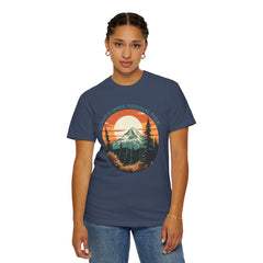Mount Rainier National Park Graphic, Comfort Colors Soft Relaxed Fit Unisex Garment-Dyed T-shirt
