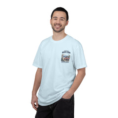 Where the Road Ends Long Island Unisex Garment-Dyed T-shirt