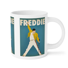 Freddie Mercury On Stage, Three Graphic Image Ceramic Mugs (11oz\15oz\20oz)