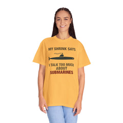 Submarine Humor T-Shirt - Funny Unisex Tee for Nautical Lovers, Gift for Submarine Enthusiasts, Casual Wear, Maritime Joke Shirt