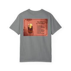 Long Island NY Comfort Colors Garment-Dyed T-shirt with Long Island Ice Tea Cocktail Recipe on Back