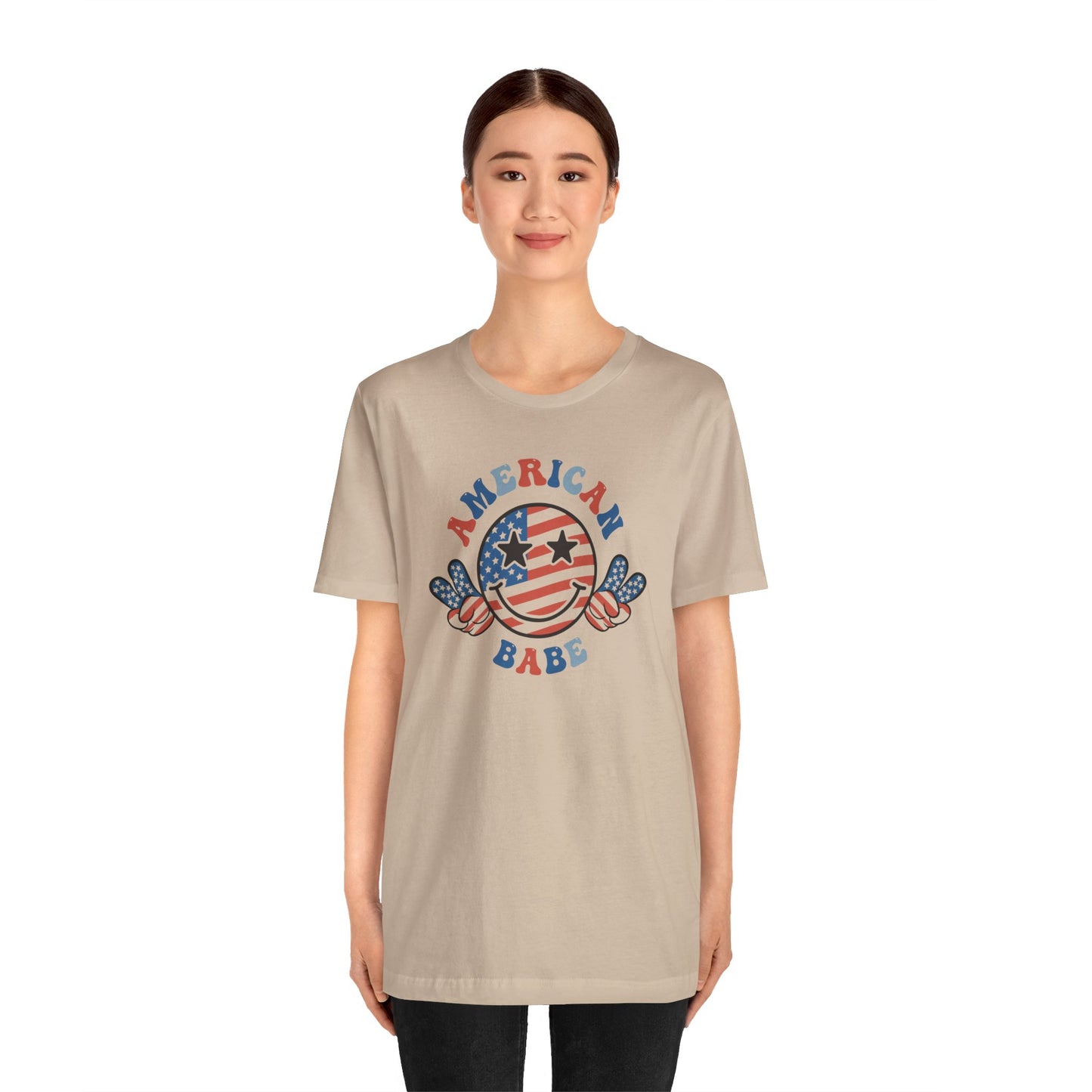 American Babe Graphic, Unisex Jersey Short Sleeve Tee