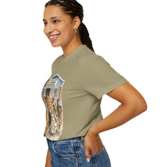 Front Graphic "Who Let the Cats Out?" Baldwin Harbor Animal Hospital Cute Vet Clinic T Shirt