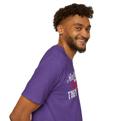 Real Heroes Don't Wear Capes THEY TEACH Unisex Softstyle Graphic T-Shirt