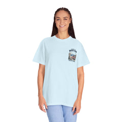Where the Road Ends Long Island Unisex Garment-Dyed T-shirt
