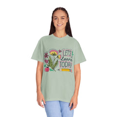 Floral Teacher T-Shirt - Comfort Colors Soft