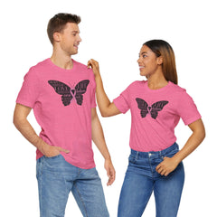 Butterfly Cancer Awareness and Survivor - Unisex Jersey Short Sleeve Tee