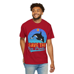 Save The Sea Pandas Comfort Colors Unisex Garment-Dyed T-shirt