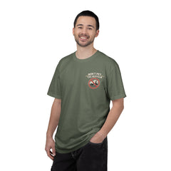 Wyoming Funny Roadtrip T-Shirt — "Three Things You Don’t Do in Wyoming" Adventure Tee