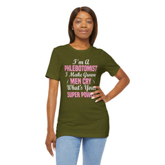 Phlebotomist Humor Tee, Funny Medical Shirt, Nurse Gift, Blood Tech Wear, Cute Phlebotomy Humor, Healthcare Apparel