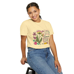 Floral Teacher T-Shirt - Comfort Colors Soft