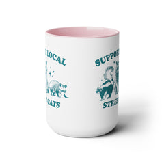 Funny Critters Quote, Two-Tone Coffee Mugs, 15oz, Animal Lovers Gift, gift for her, gift for him, office mug gift, Birthday Gift,