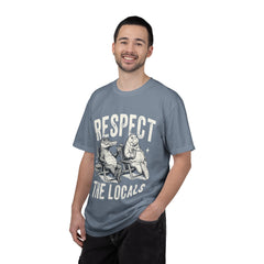 Alligator and Manatee Respect the Locals T-Shirt — Vintage Beach Vibes Graphic Tee