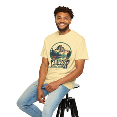 Glacier National Park Graphic, Comfort Colors Soft Relaxed Fit Unisex Garment-Dyed T-shirt