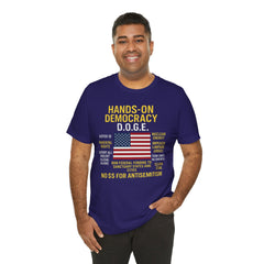 Hands-On Democracy Graphic Tee - Unisex