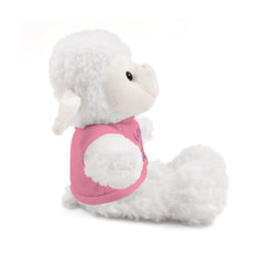 Stuffed Animals with T Shirt, Girl Quote, Support Wildlife, Happy Girls Sparkle, gift for her, Birthday Gift, Everyday gift, animal lover gift, nature lover gift