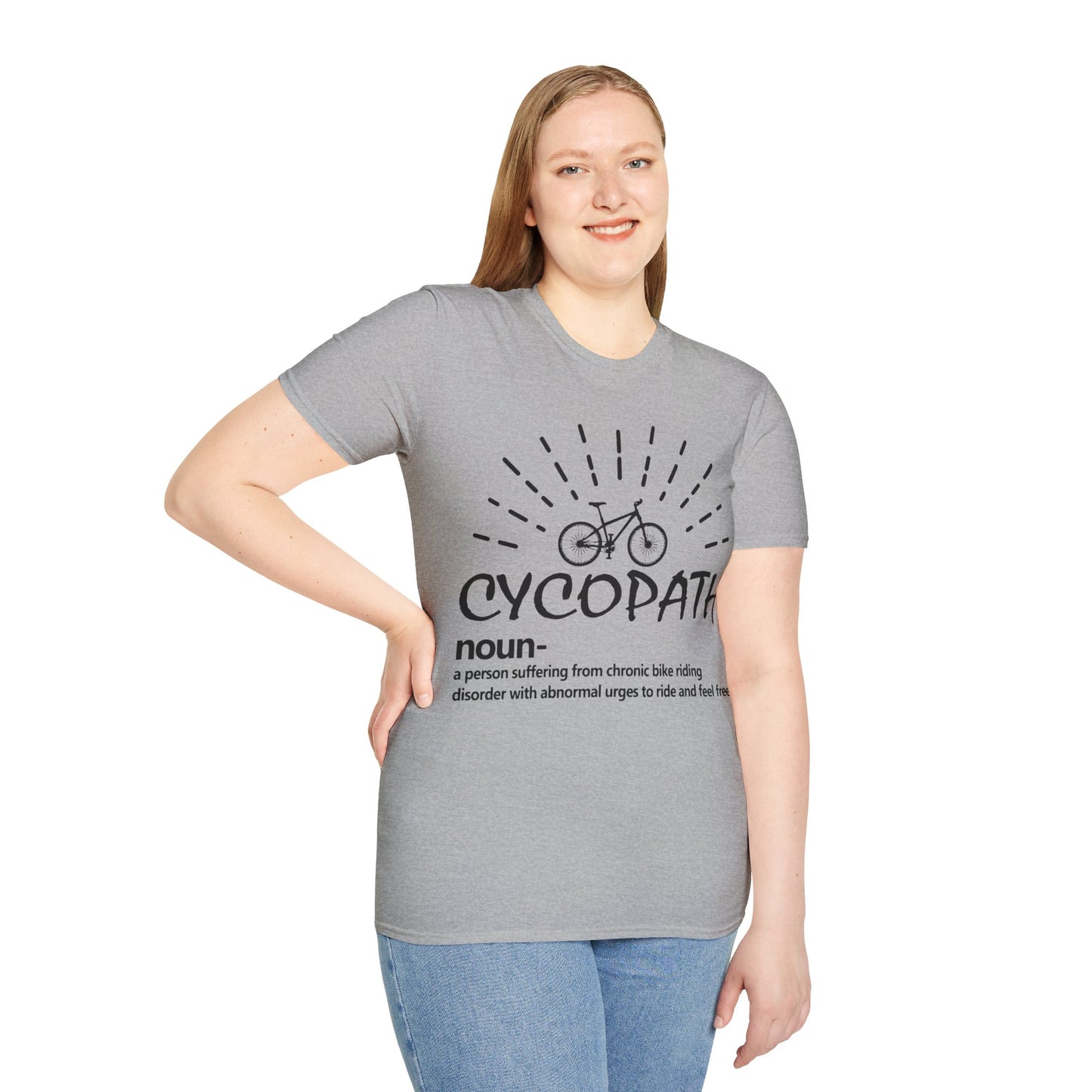 Bicycle Cycopath Unisex Soft Style T Shirt