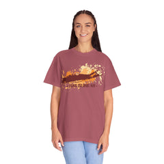 Long Island NY Comfort Colors Garment-Dyed T-shirt with Long Island Ice Tea Cocktail Recipe on Back