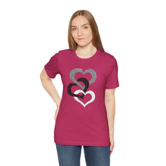 Triple Heart Design Tee