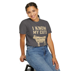 Funny Cow Cuts Unisex T-Shirt - Gift for Meat Lovers, BBQ Parties