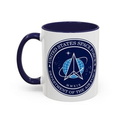 SPACE FORCE Emblem Accent Mug