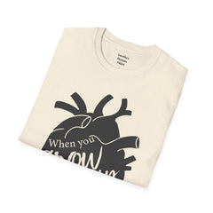 THE BREAKFAST CLUB "When You Grow Up, Your Heart Dies." - Allison Reynolds The Basketcase Unisex Softstyle T Shirt