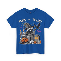 Halloween Trick Or Trashy Raccoon! Graphic Unisex Heavy Cotton Tee