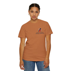 Front Logo Back Graphic Baldwin Harbor Animal Hospital "Who Let the Dogs Out?" Graphic Tee